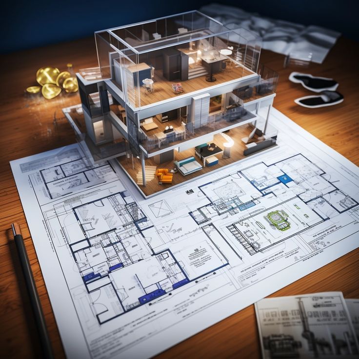 Mapeamento e plantas de projeto residencial